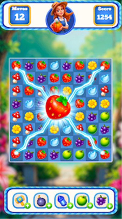 Fruit Paradise: Match 3 Puzzle screenshot2