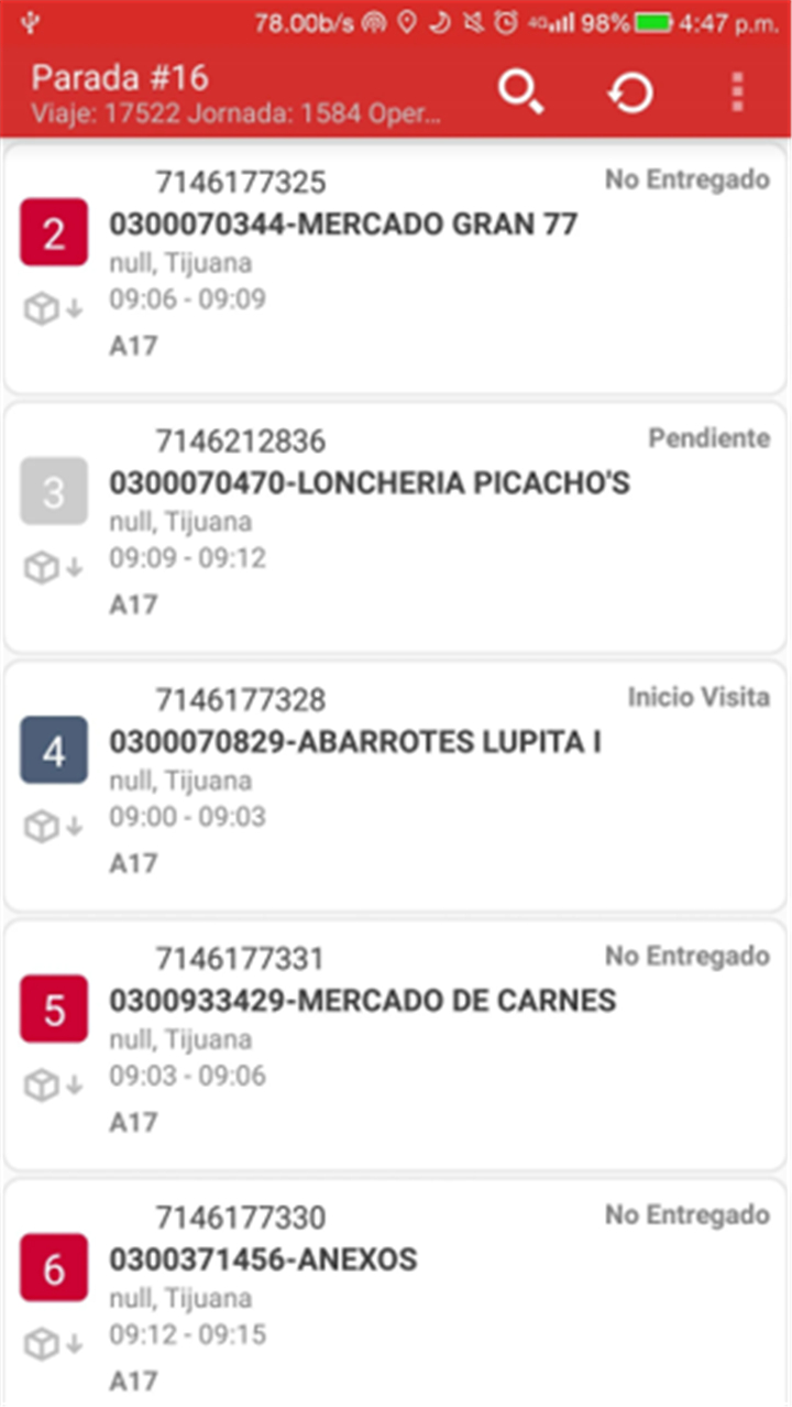 UNIGIS X Deliveries screenshot6