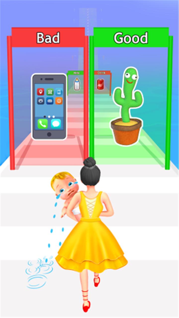 Good or Bad Mom Run: Mom Games screenshot1
