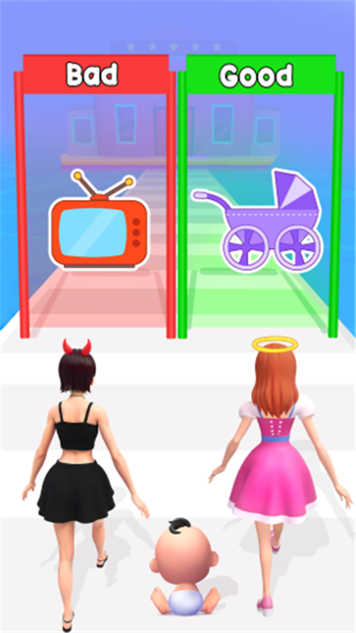 Good or Bad Mom Run: Mom Games screenshot3