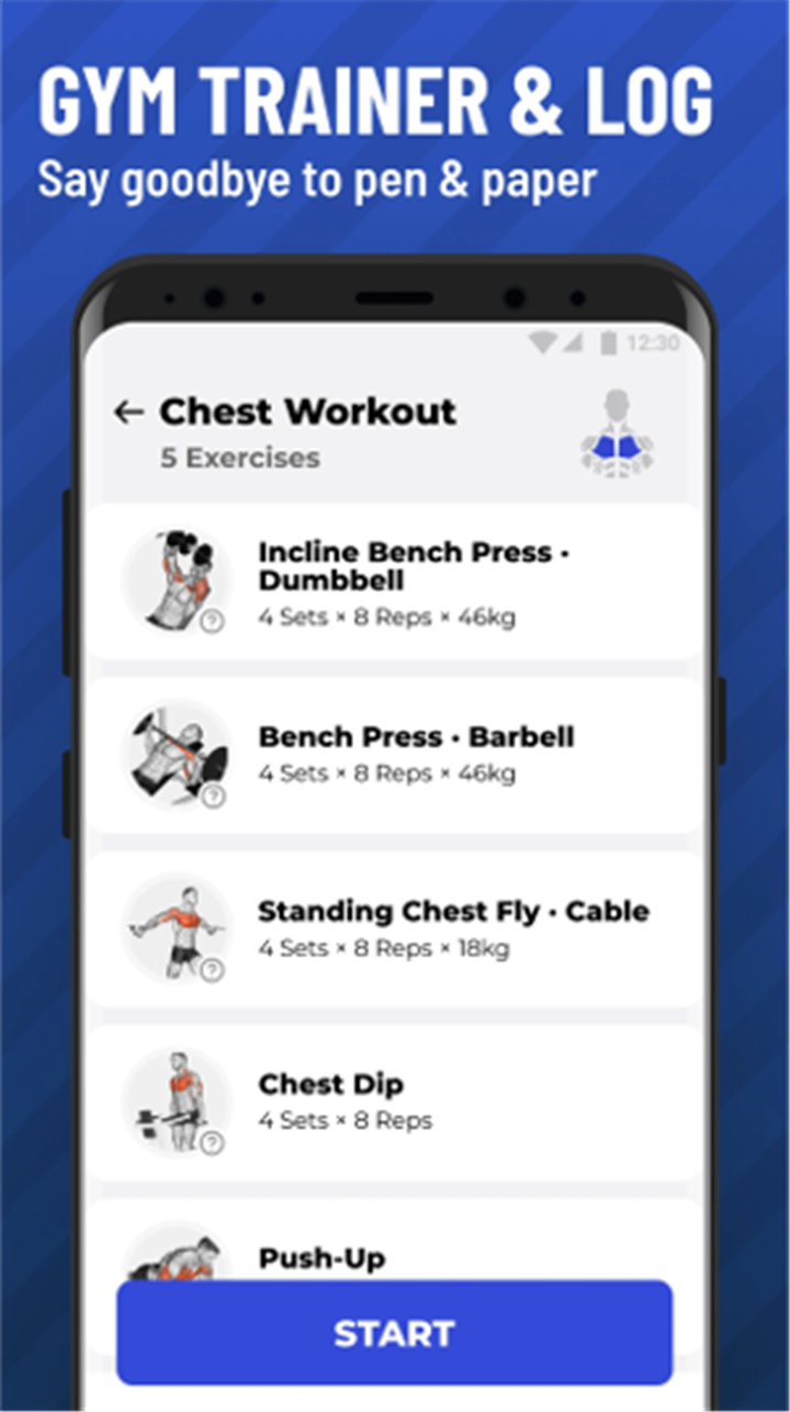 Gym Workout Tracker: Gym Log screenshot1