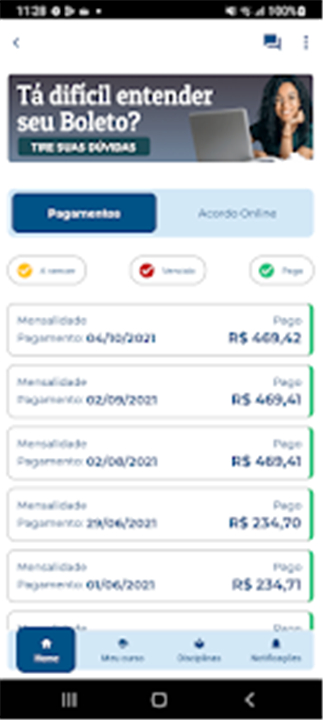 Unicesumar Studeo App screenshot3