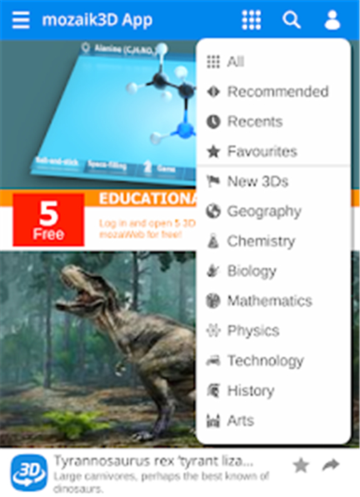 mozaik3D - Learning is fun screenshot2