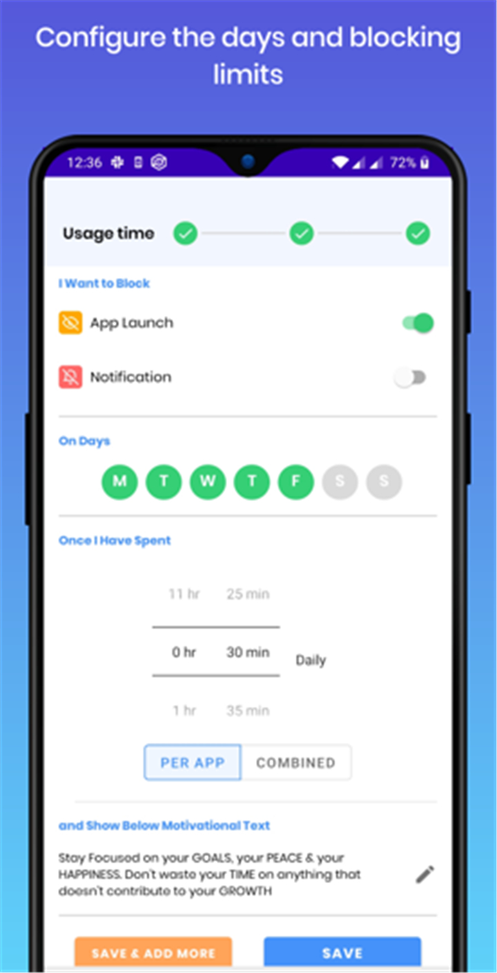 Stay Focused: Site/App Blocker screenshot5