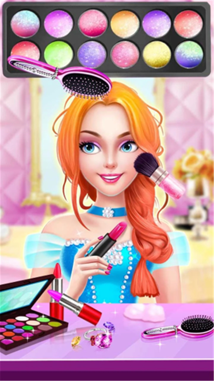 Long Hair Princess Salon Games screenshot3