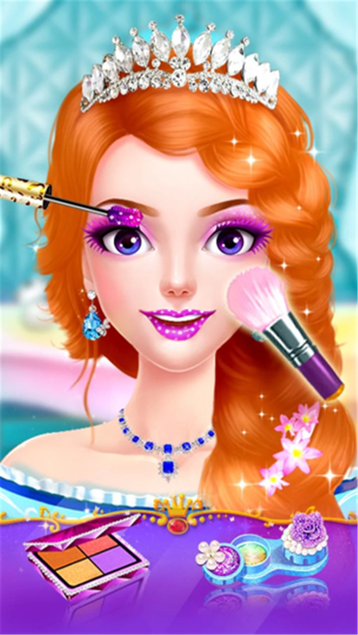 Long Hair Princess Salon Games screenshot4