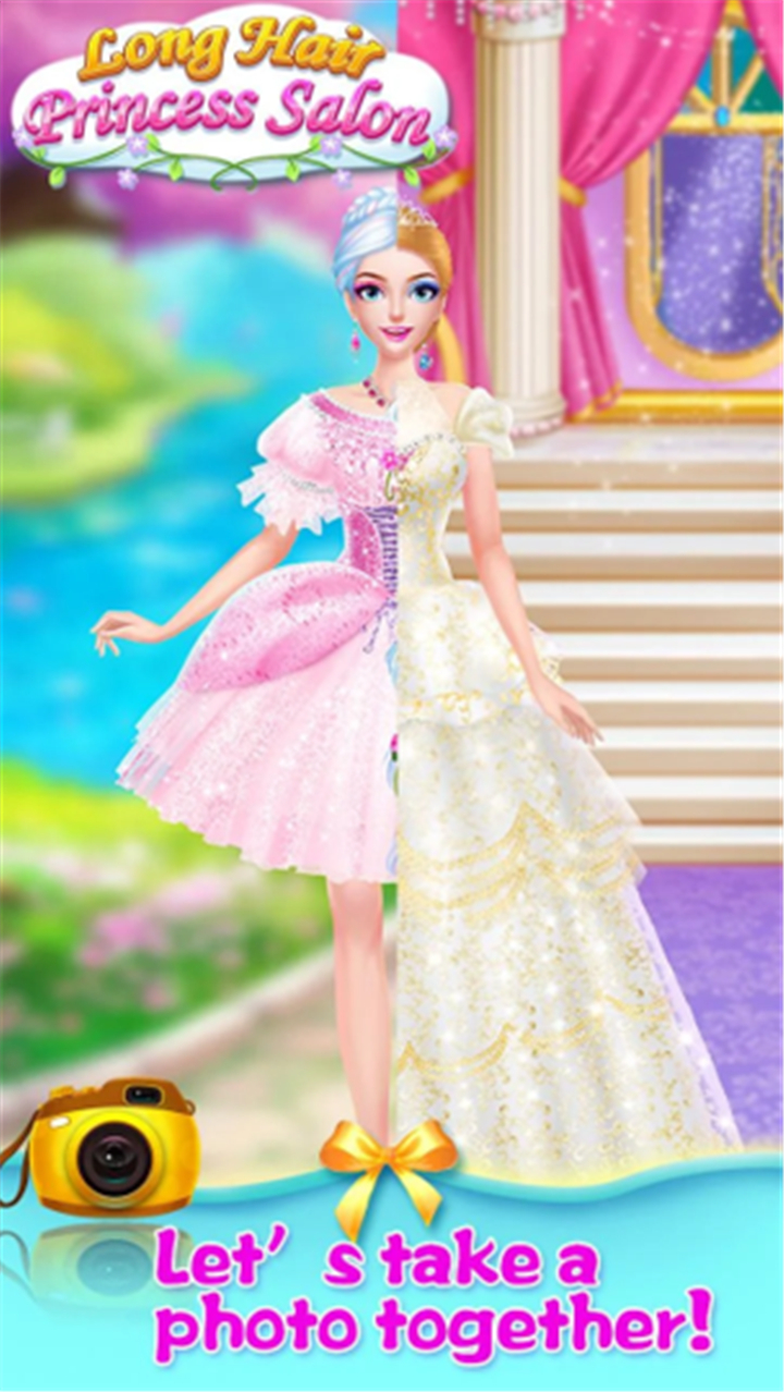 Long Hair Princess Salon Games screenshot6