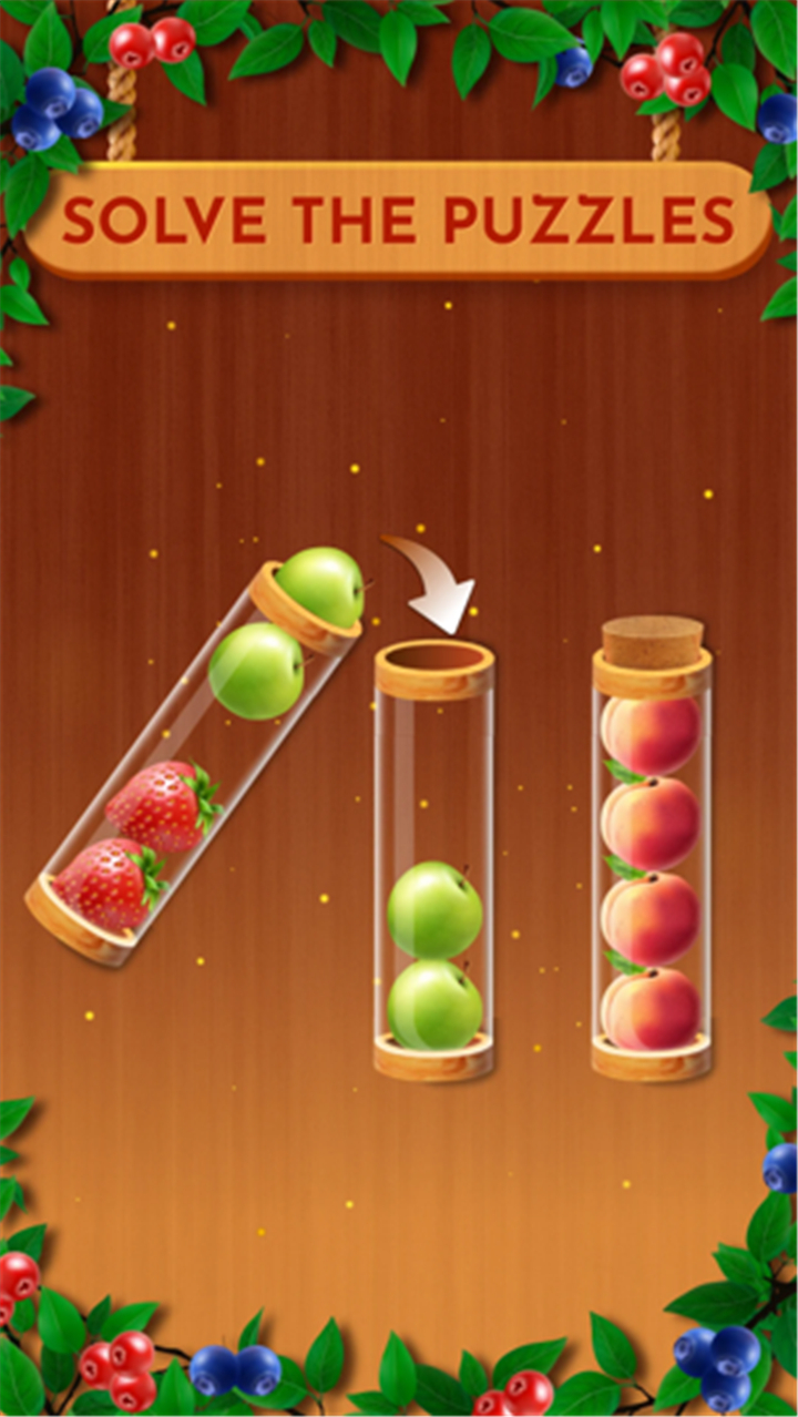 Woody Sort: Ball Sort Puzzle screenshot1