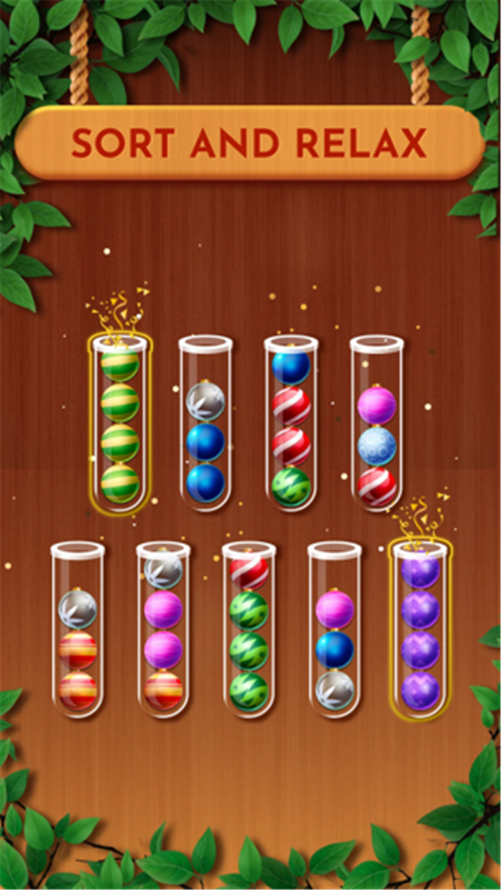 Woody Sort: Ball Sort Puzzle screenshot7