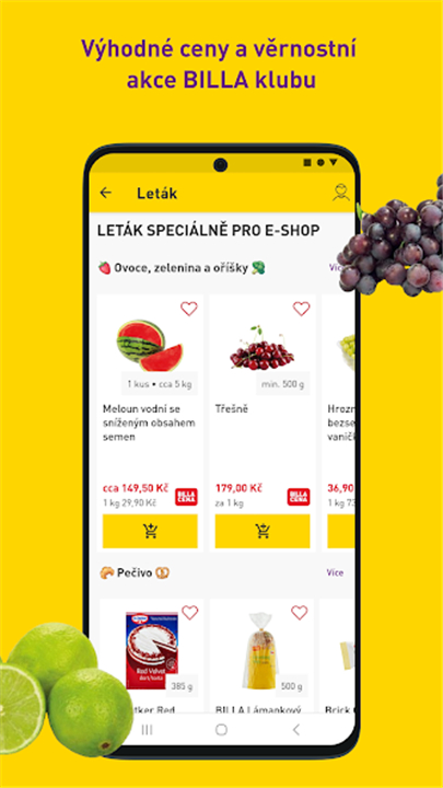 BILLA e-shop Česká republika screenshot4
