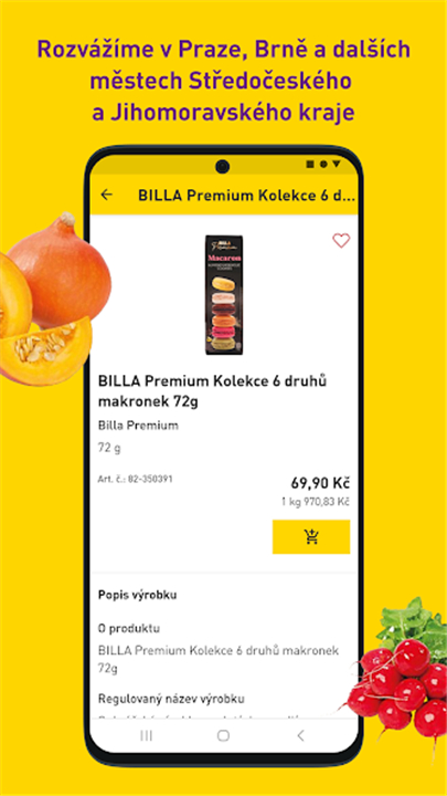 BILLA e-shop Česká republika screenshot7