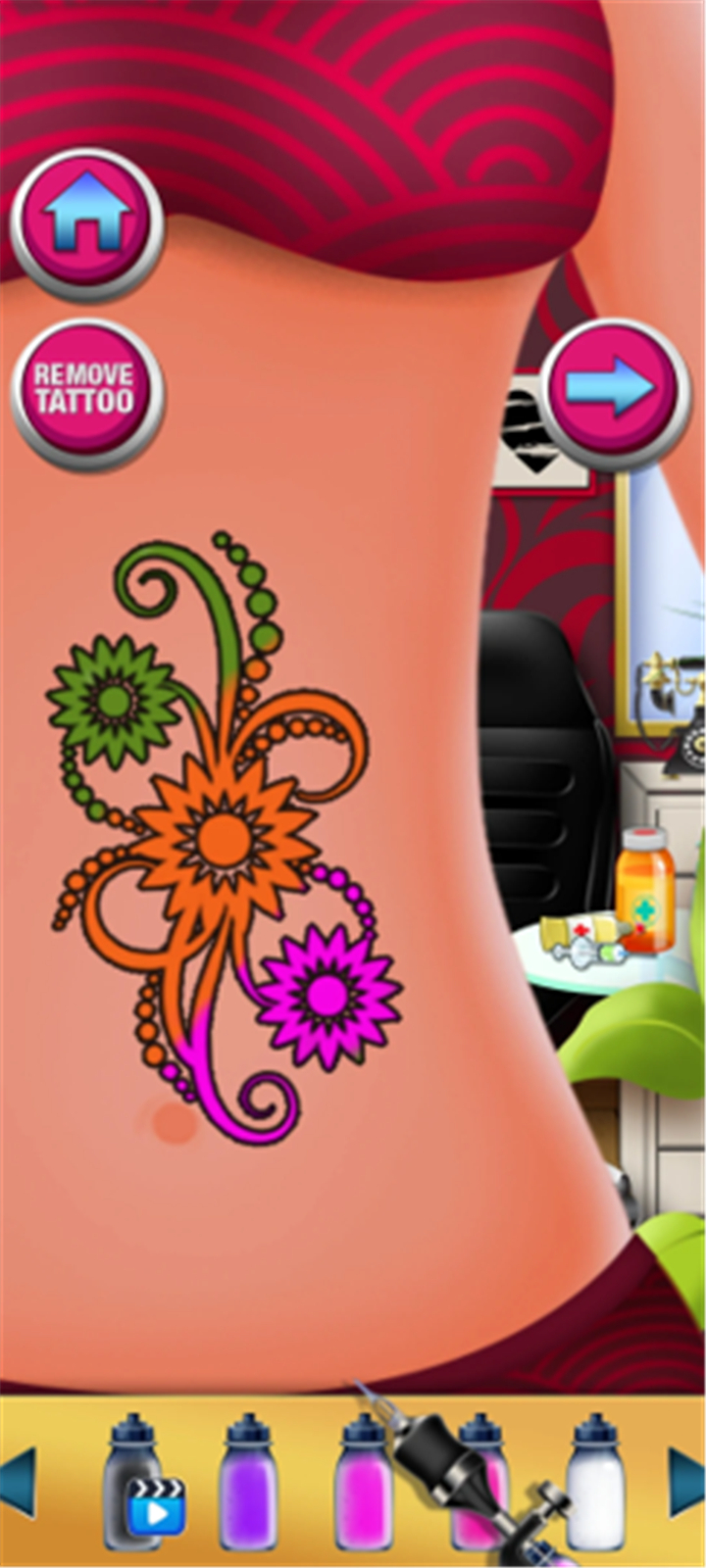 Tattoo Game 3d: Make Tattoo screenshot1