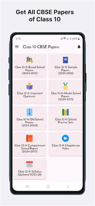 Class 10 CBSE Papers screenshot1