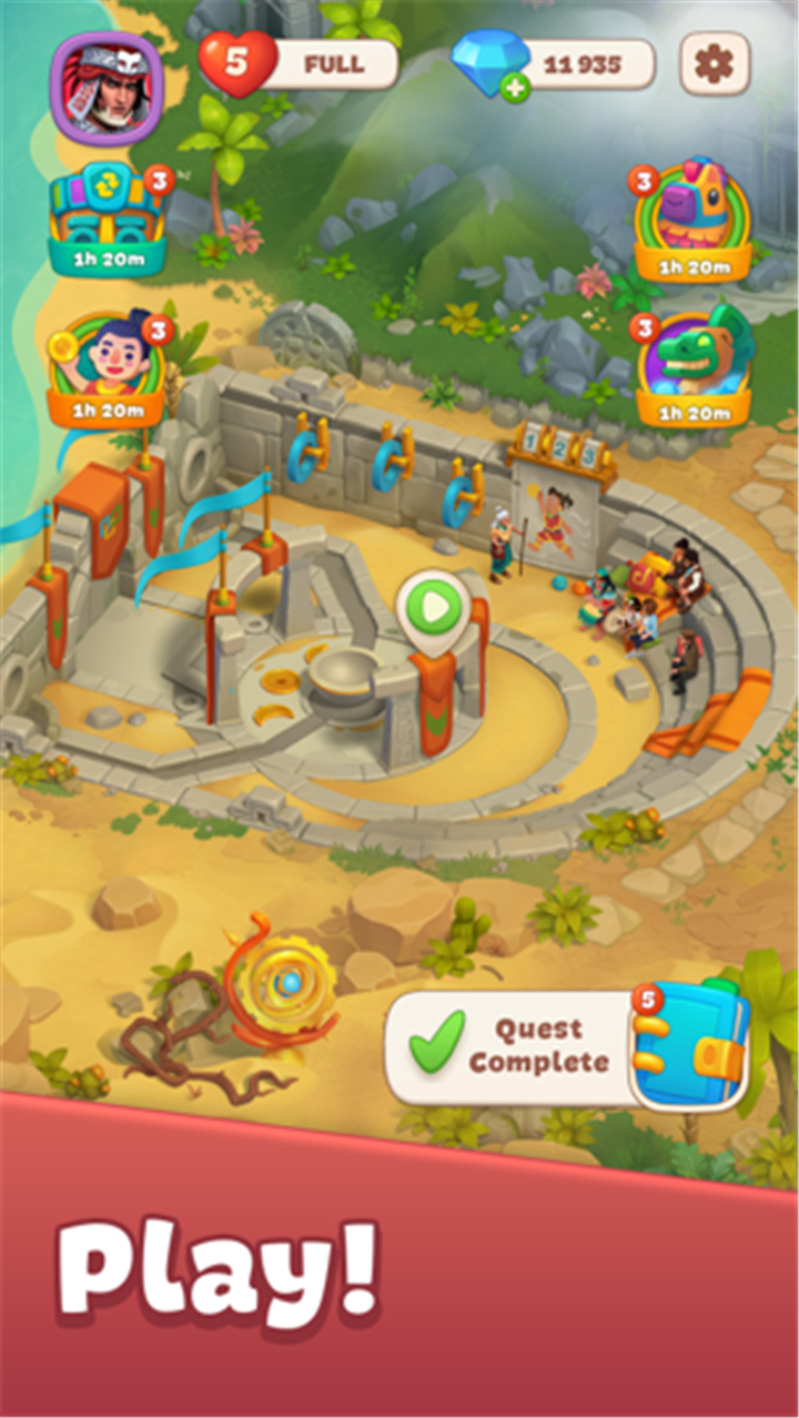Cradle of Maya: Match 3 game screenshot6