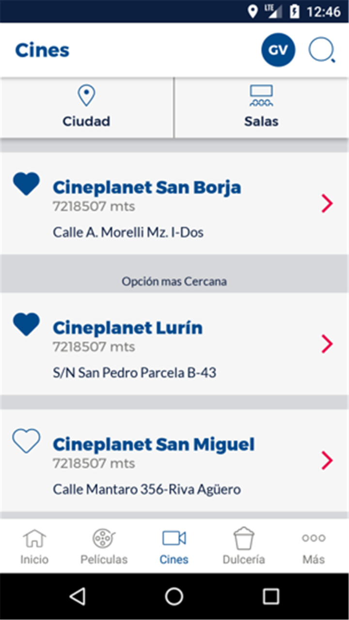 Cineplanet Perú screenshot1