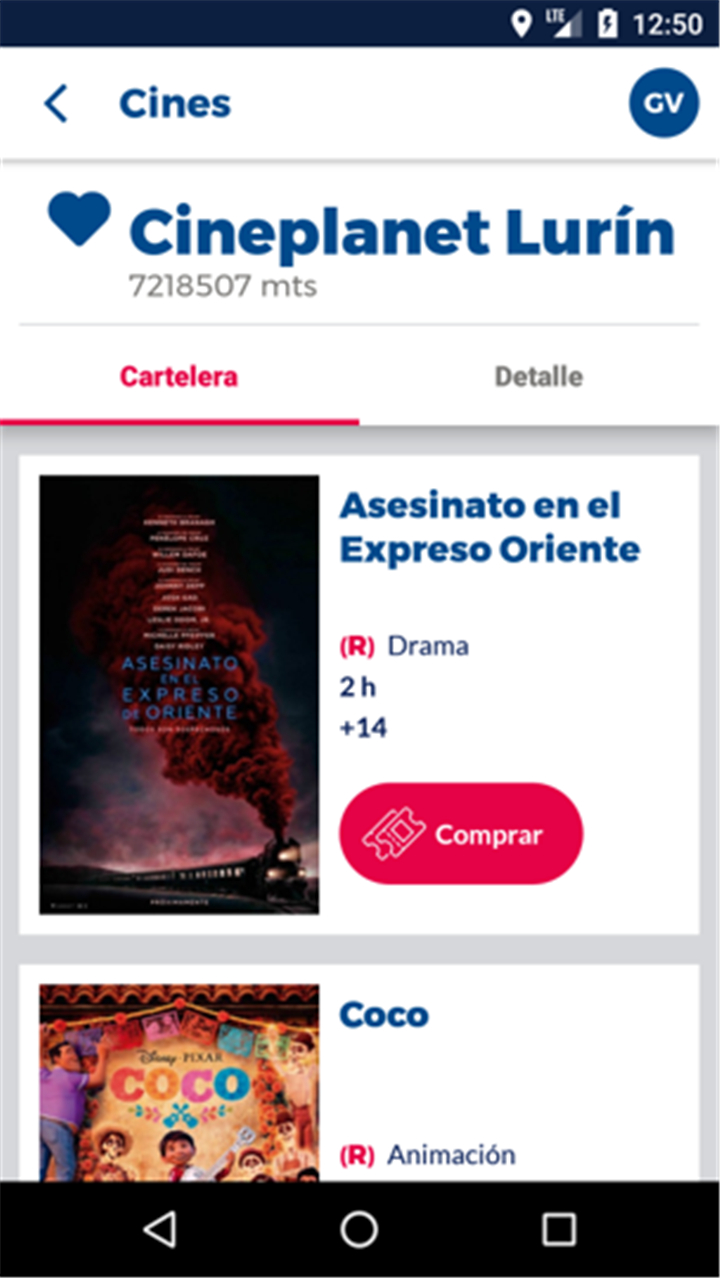 Cineplanet Perú screenshot4