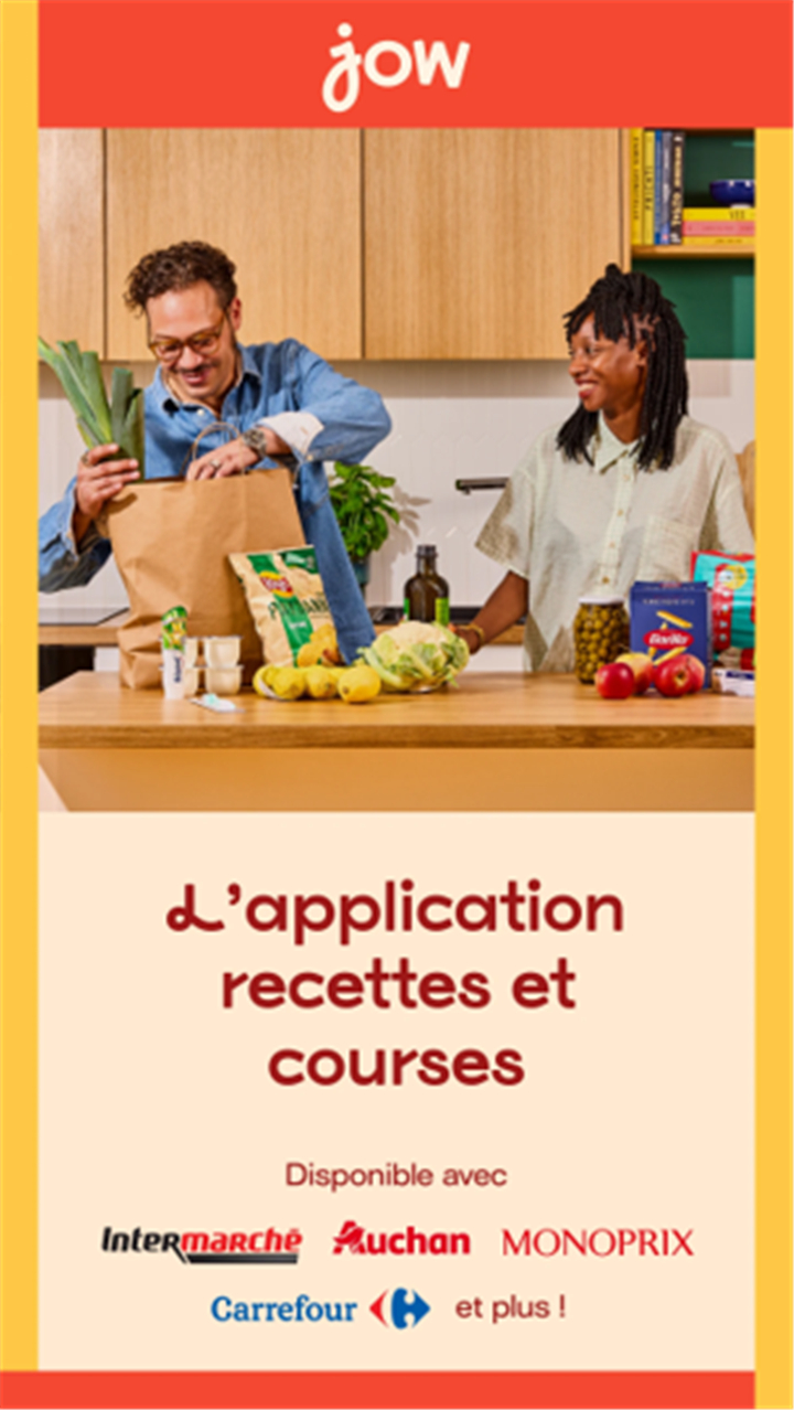 Jow - Recettes et courses screenshot1