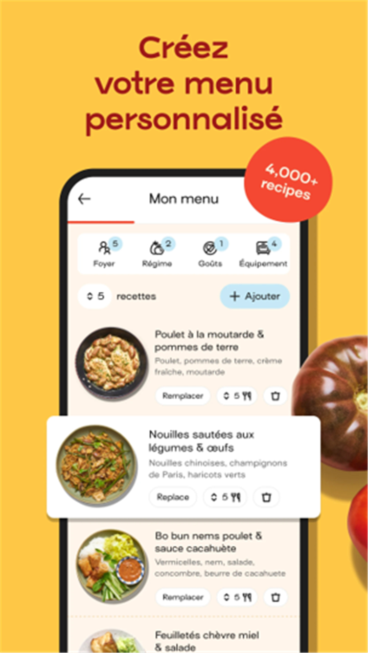 Jow - Recettes et courses screenshot2