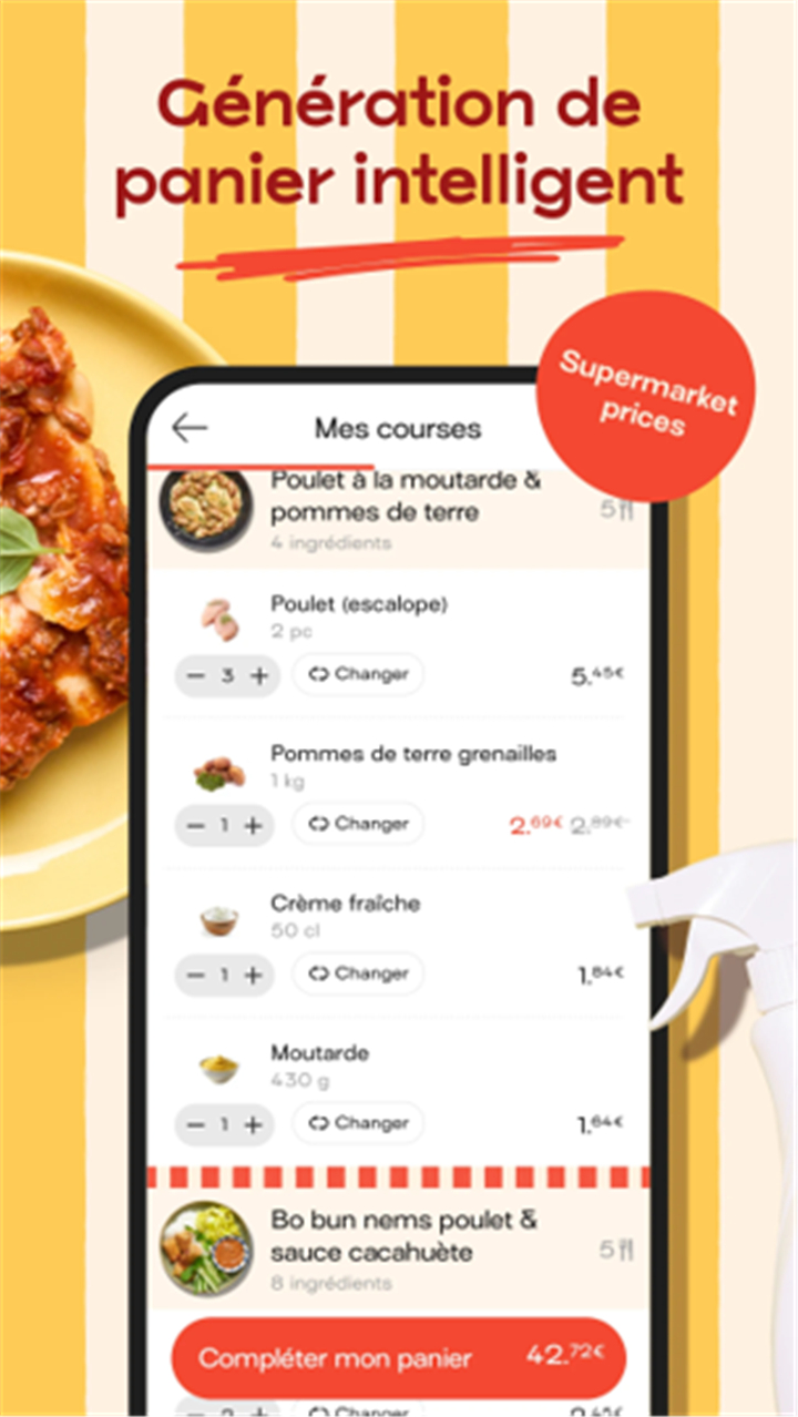 Jow - Recettes et courses screenshot4