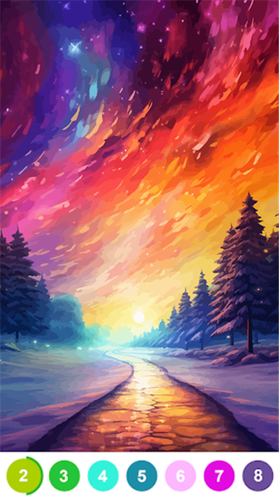 Bible Color By Number Game screenshot4