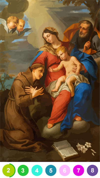 Bible Color By Number Game screenshot7