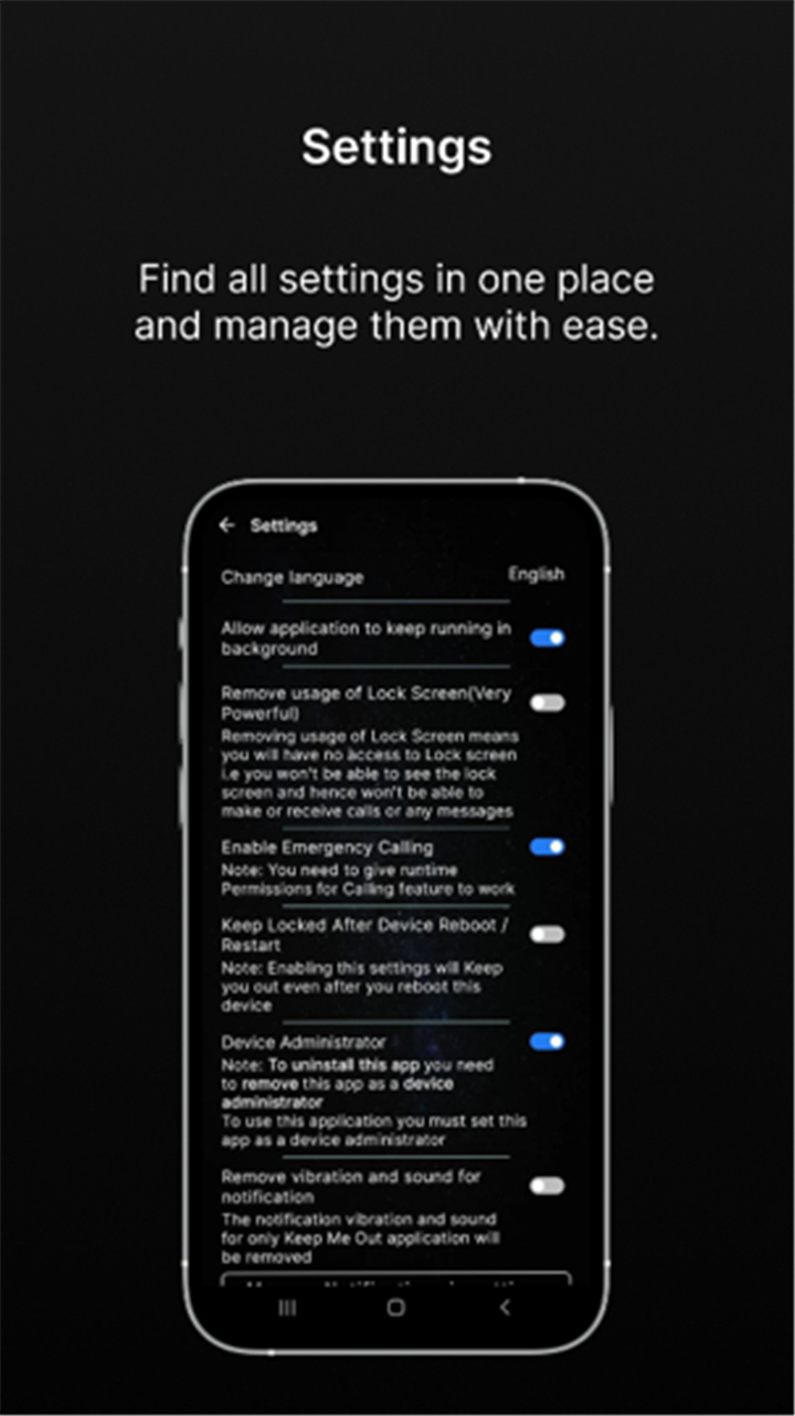 Keep Me Out - Phone lock screenshot7