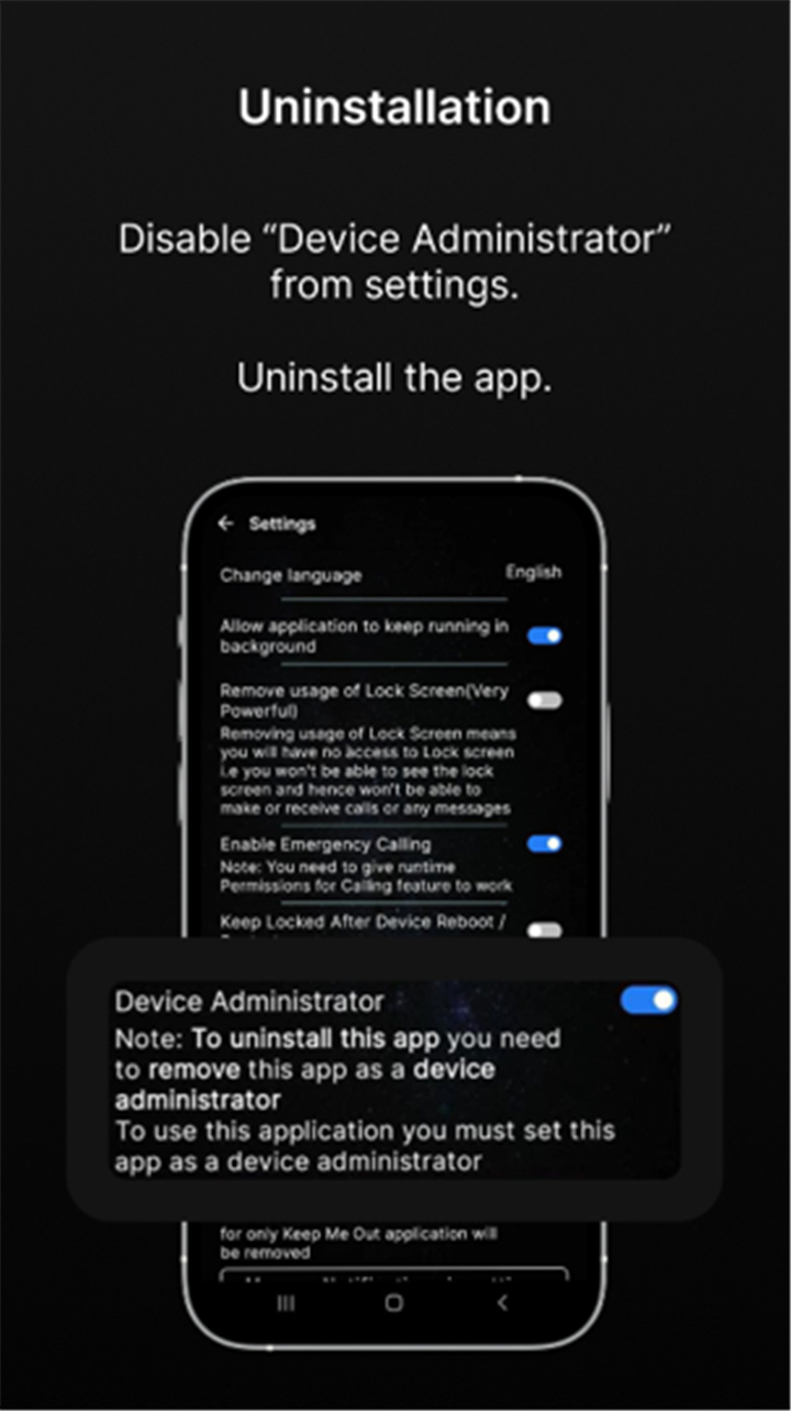 Keep Me Out - Phone lock screenshot8