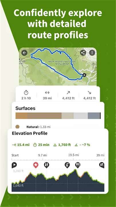 Komoot - hike, bike & run screenshot3