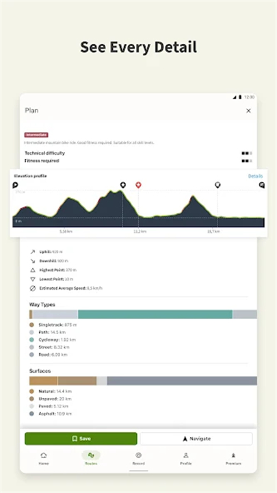 Komoot - hike, bike & run screenshot8