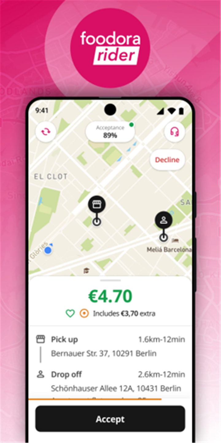 foodora rider screenshot4