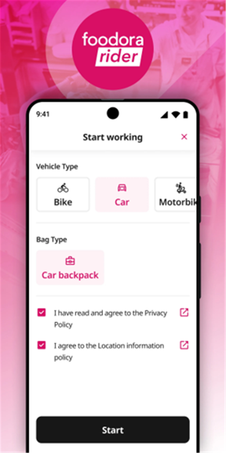 foodora rider screenshot3