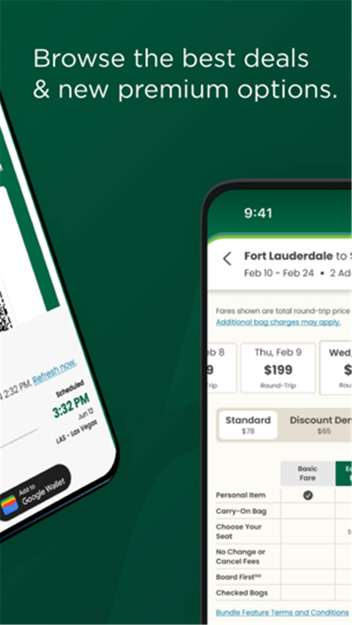 Frontier Airlines screenshot3