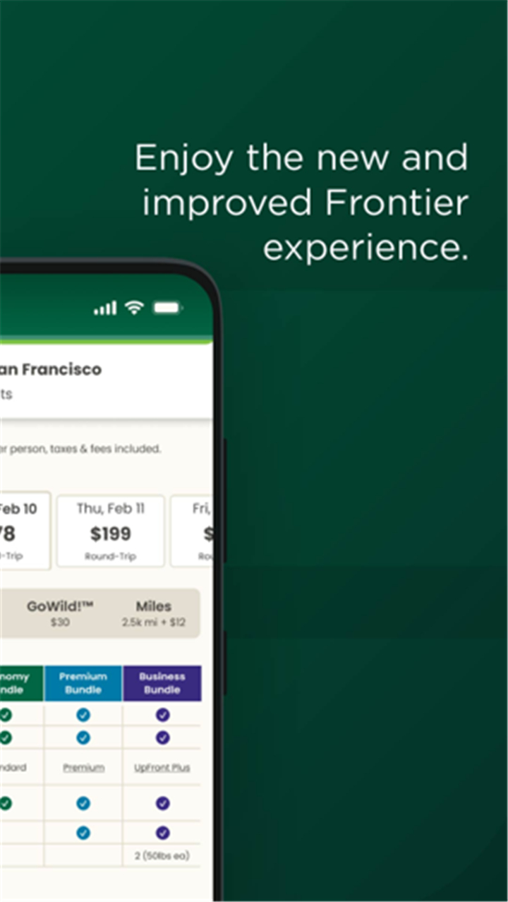Frontier Airlines screenshot4