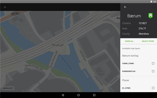 Kommunekart screenshot7