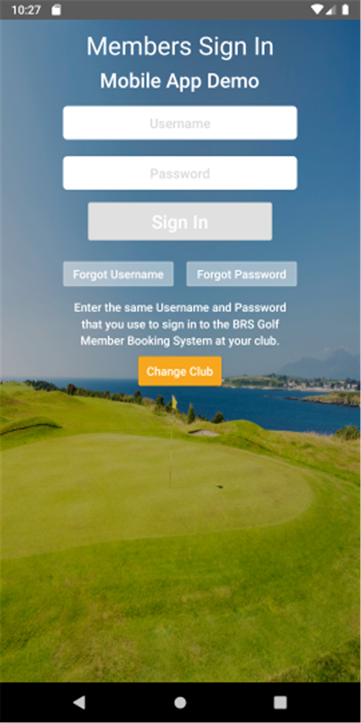 BRS Golf screenshot1