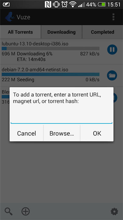 Vuze Torrent Downloader screenshot3