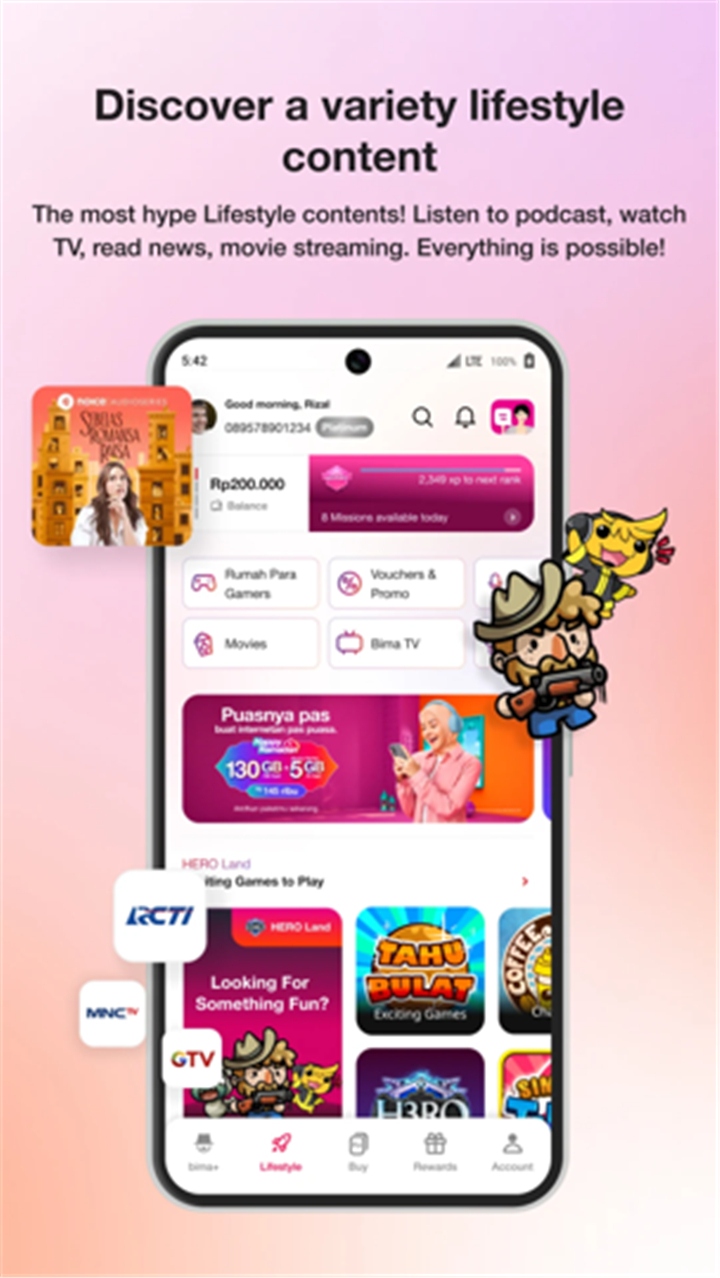 bima+ -Buy Pulsa/Package- Tri screenshot2