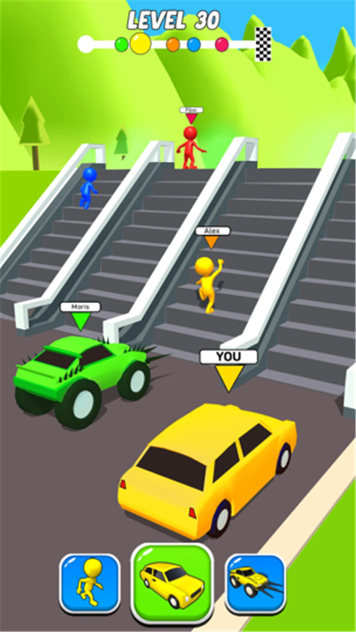 Shape Switch Transform Race screenshot2