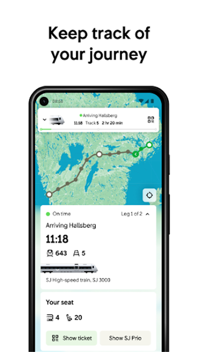 SJ - Trains in Sweden screenshot3