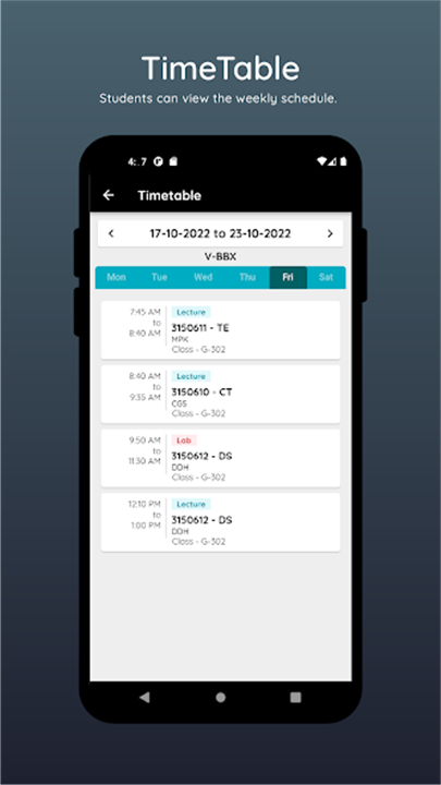 GNUMS For Students/Parents screenshot3