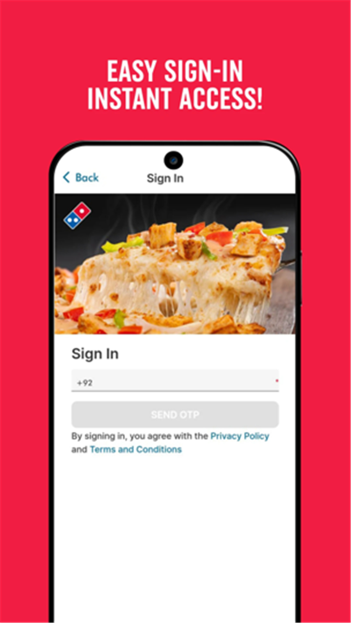 Dominos Pakistan screenshot3