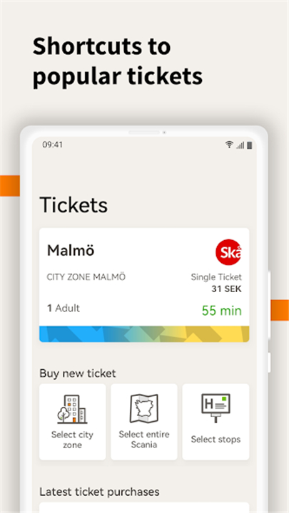 Skånetrafiken screenshot2
