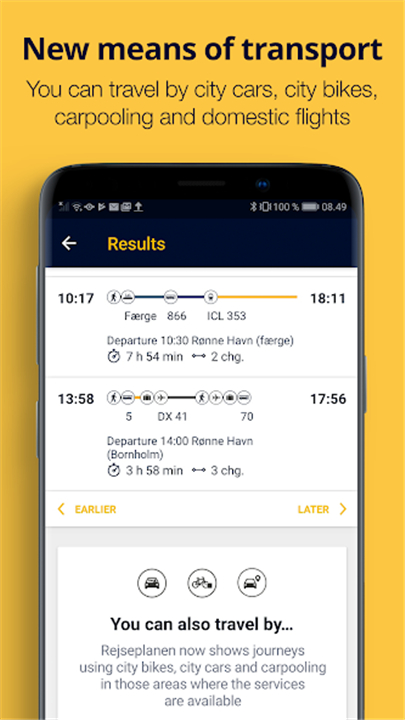 Rejseplanen screenshot3