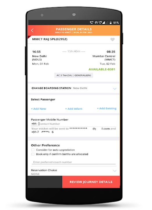 IRCTC Rail Connect screenshot5