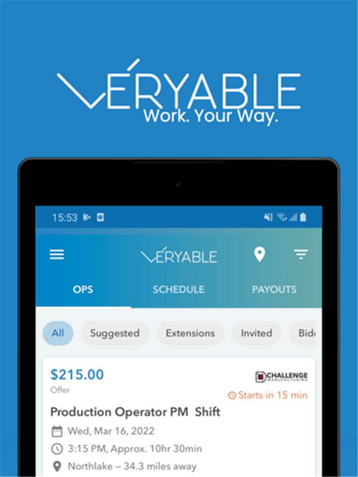 Veryable: Work. Next Day Pay screenshot8