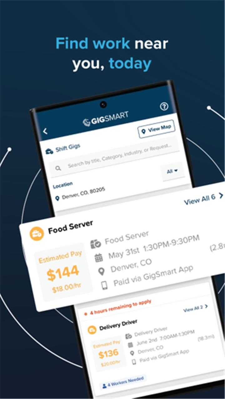 GigSmart Get Gigs screenshot1