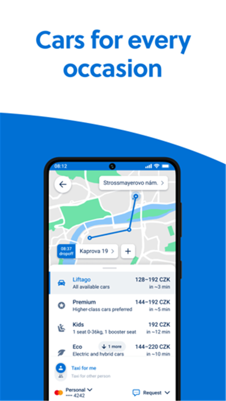 Liftago: Travel safely screenshot3