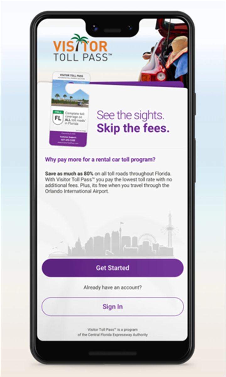 Visitor Toll Pass screenshot1