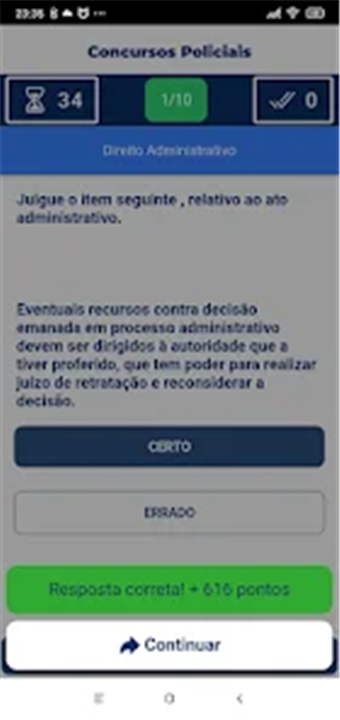 Acertei: Questões de Concursos screenshot4