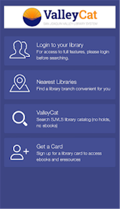 SJVLS Library Catalog screenshot1